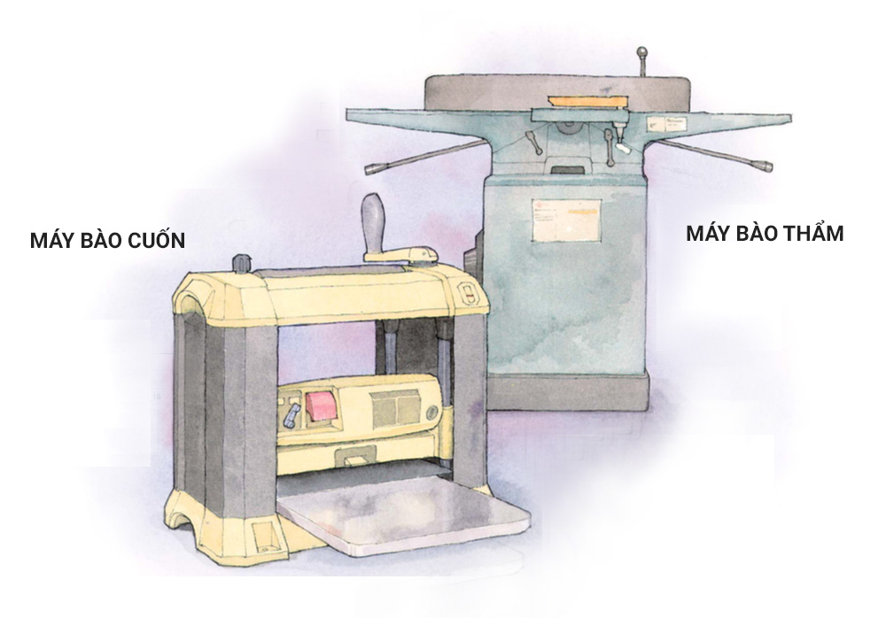 Bạn có cần cả máy bào cuốn và máy bào thẩm?